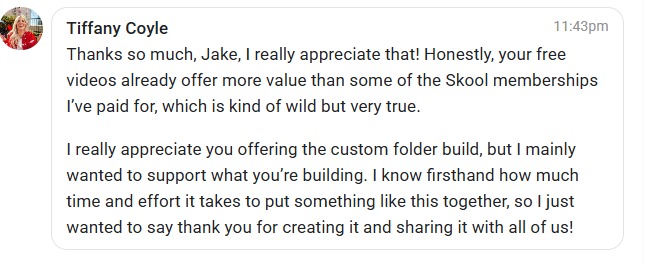 Community feedback