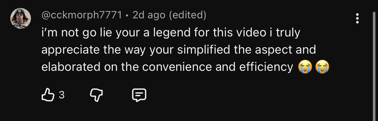 Community feedback