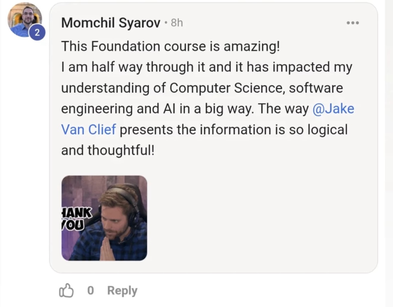 Community feedback