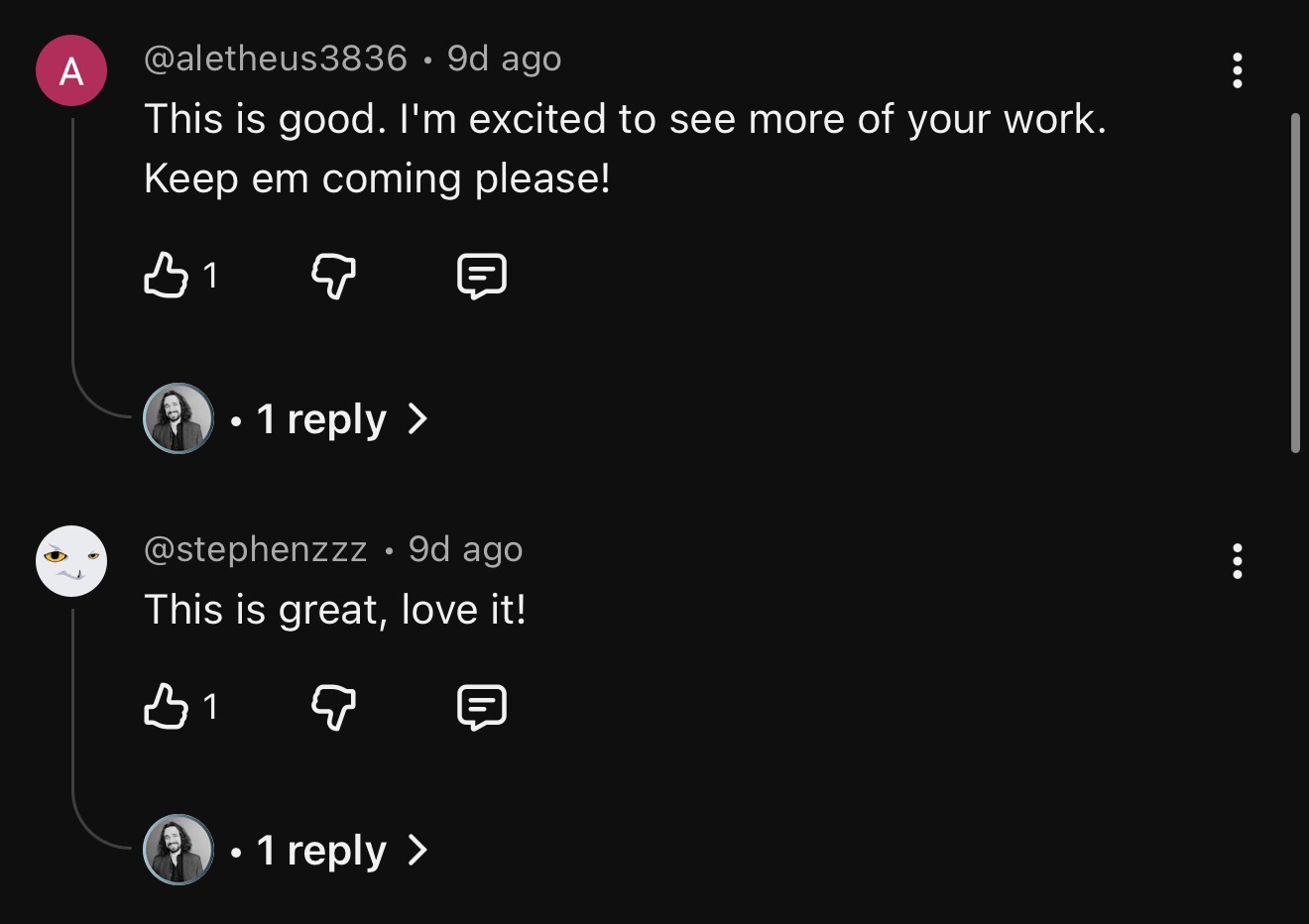 Community feedback