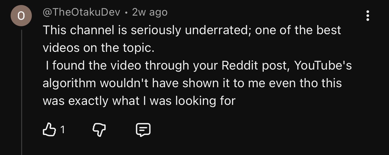 Community feedback