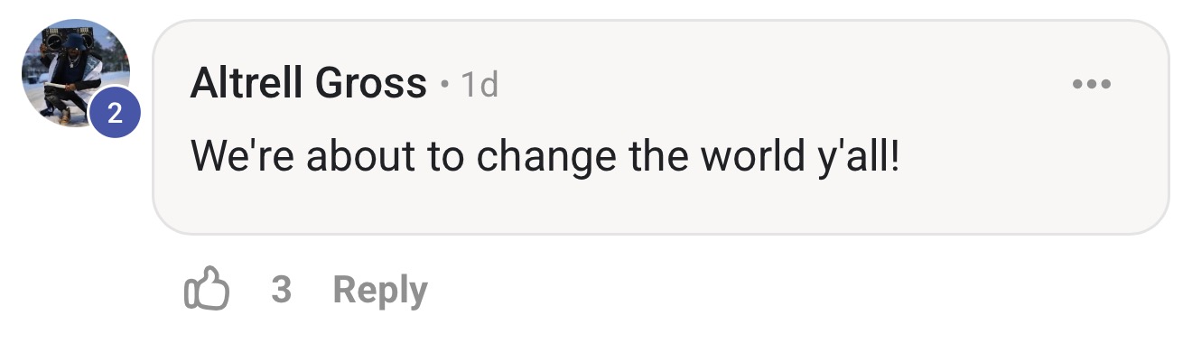 Community feedback