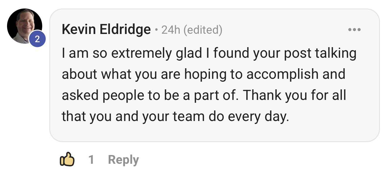 Community feedback