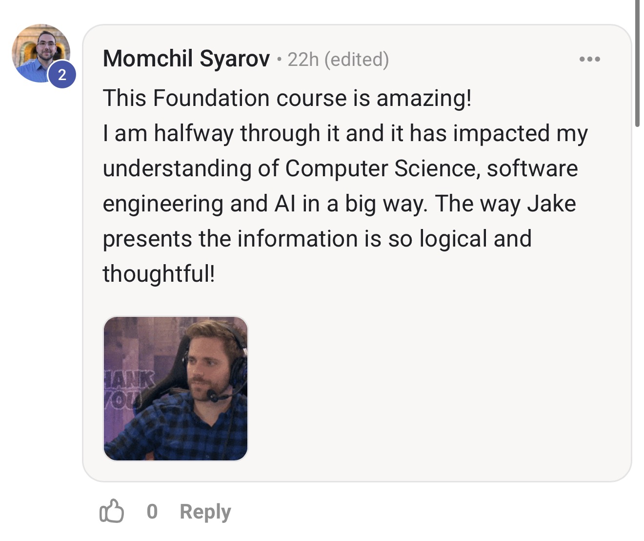 Community feedback