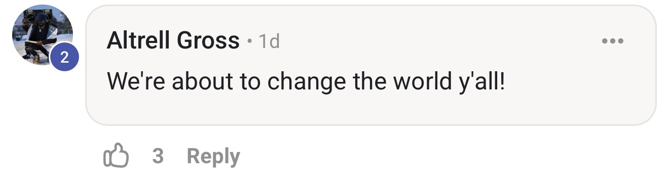Community feedback